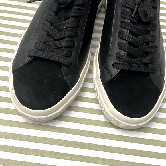 ❗️FINAL❗️VINCE Men’s FULTON Black Leather 🔴🔴 - Picture 4 of 8